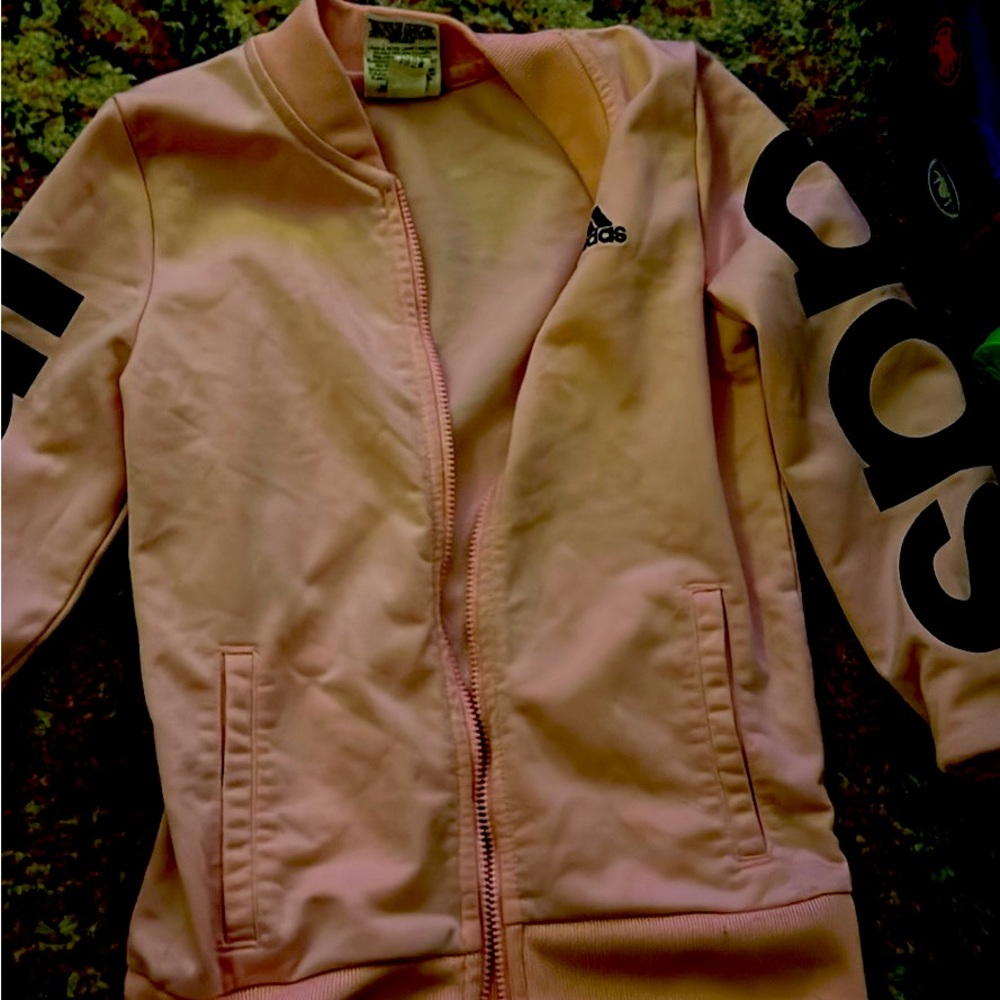 Pink kids 5t adidas sip up hoodie